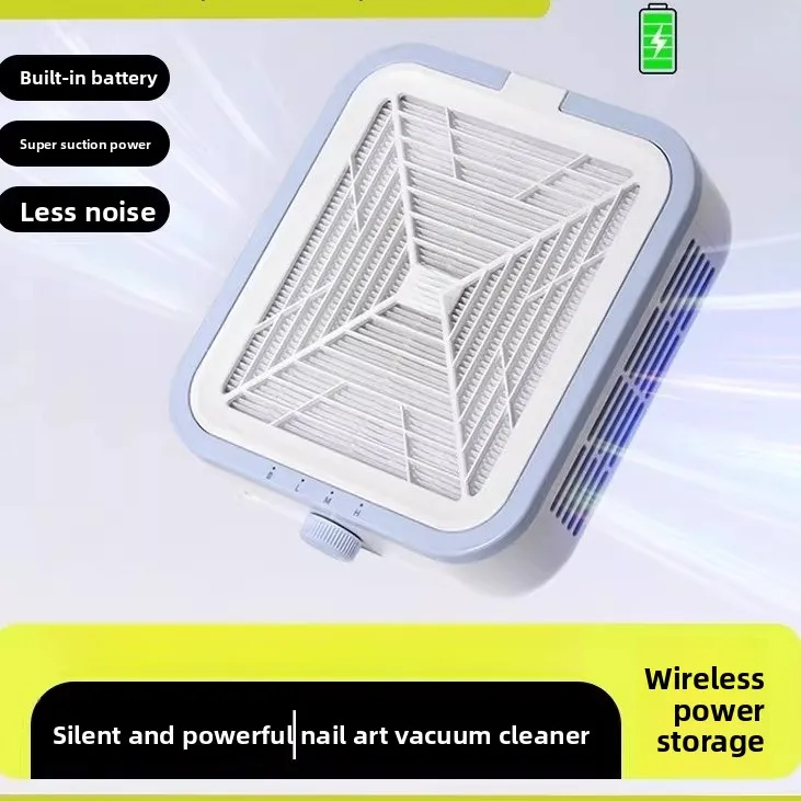 Nail Salon Dust Extractor | Turbo High-Suction Vacuum for Manicure Grinding & Filings