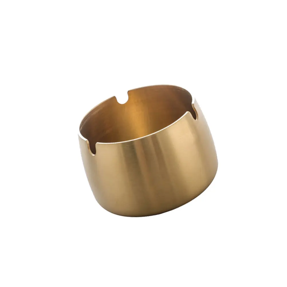 

Windproof Ashtray Chic Simple Restaurant for Tea Table Stainless Steel