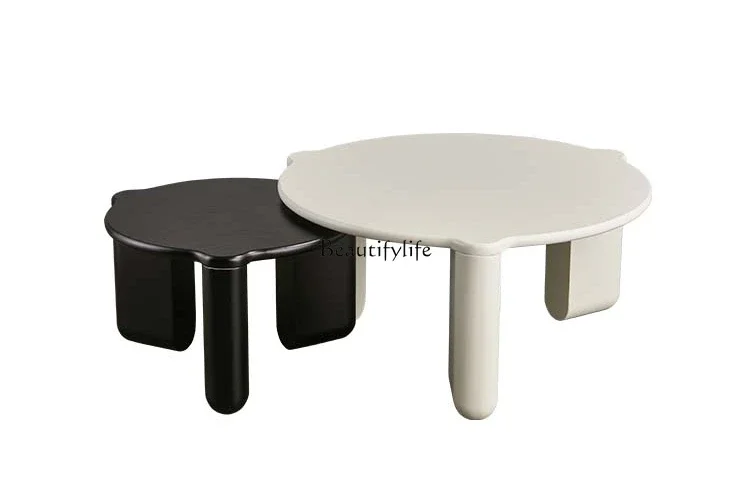 

LX*Cream wind small apartment modern simple living room household round several combinations