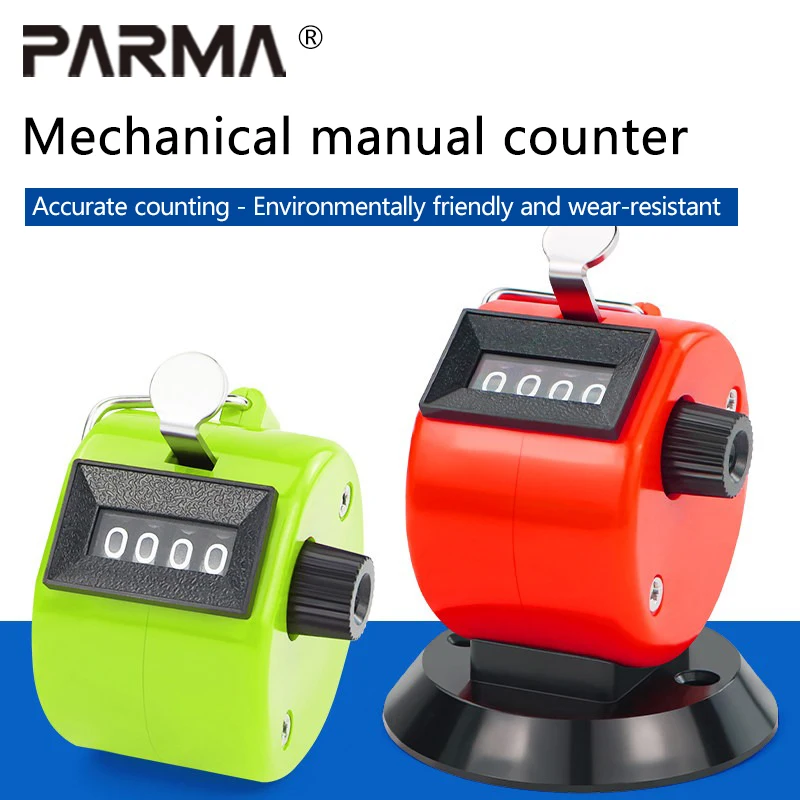 Counting device plastic manual counting device aviation point counter mechanical manual with base for warehouse use for manual