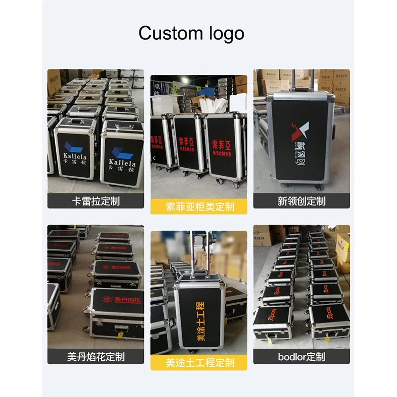 Imagem -05 - Personalizado Pull Rod Toolbox Multi-funcional Manutenção Grande Liga de Alumínio Caixa de Bloqueio de Senha com Caixa de Aviação de Armazenamento de Roda