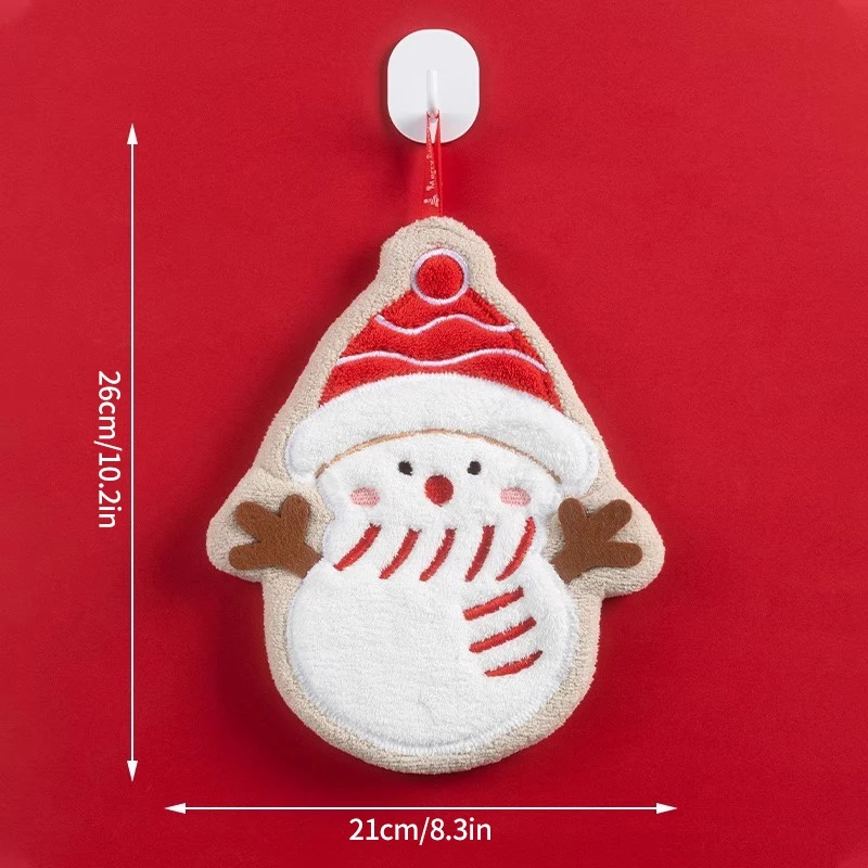 Cute Snowman Christmas Hand Towels for Kitchen
