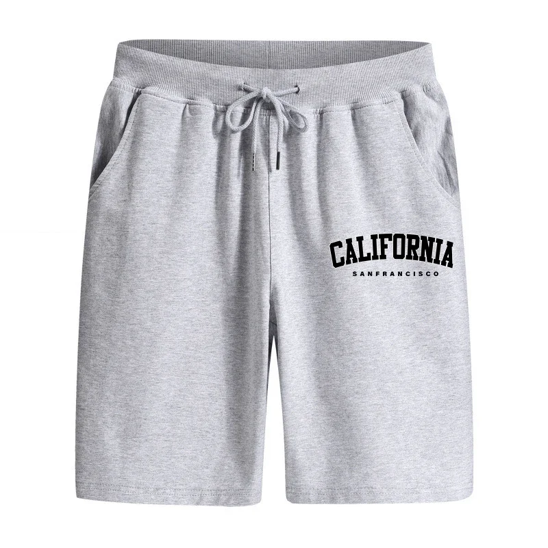 Summer Men's Printed Casual Shorts, Outdoor Jogging Sports Cycling Apparel, Fashion Street Style Five-Point Pants, Beach Shorts