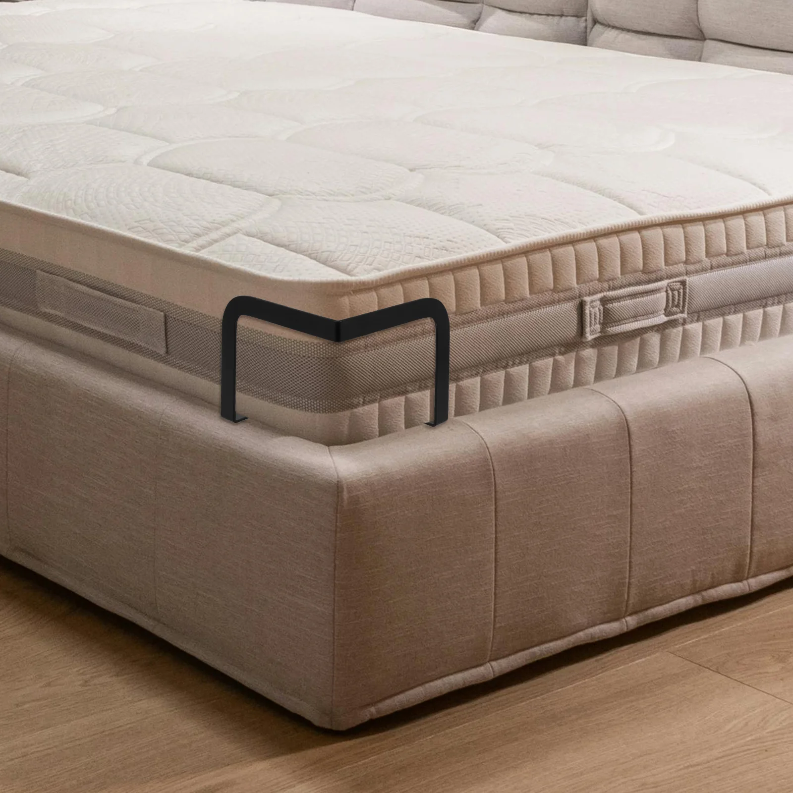 

2pcs 1 Pair Metal Retainer Bar Adjustable Bed Frame Stabilizer Non Slip Holder Mattress Stopper For Sliding Prevention Bed Frame