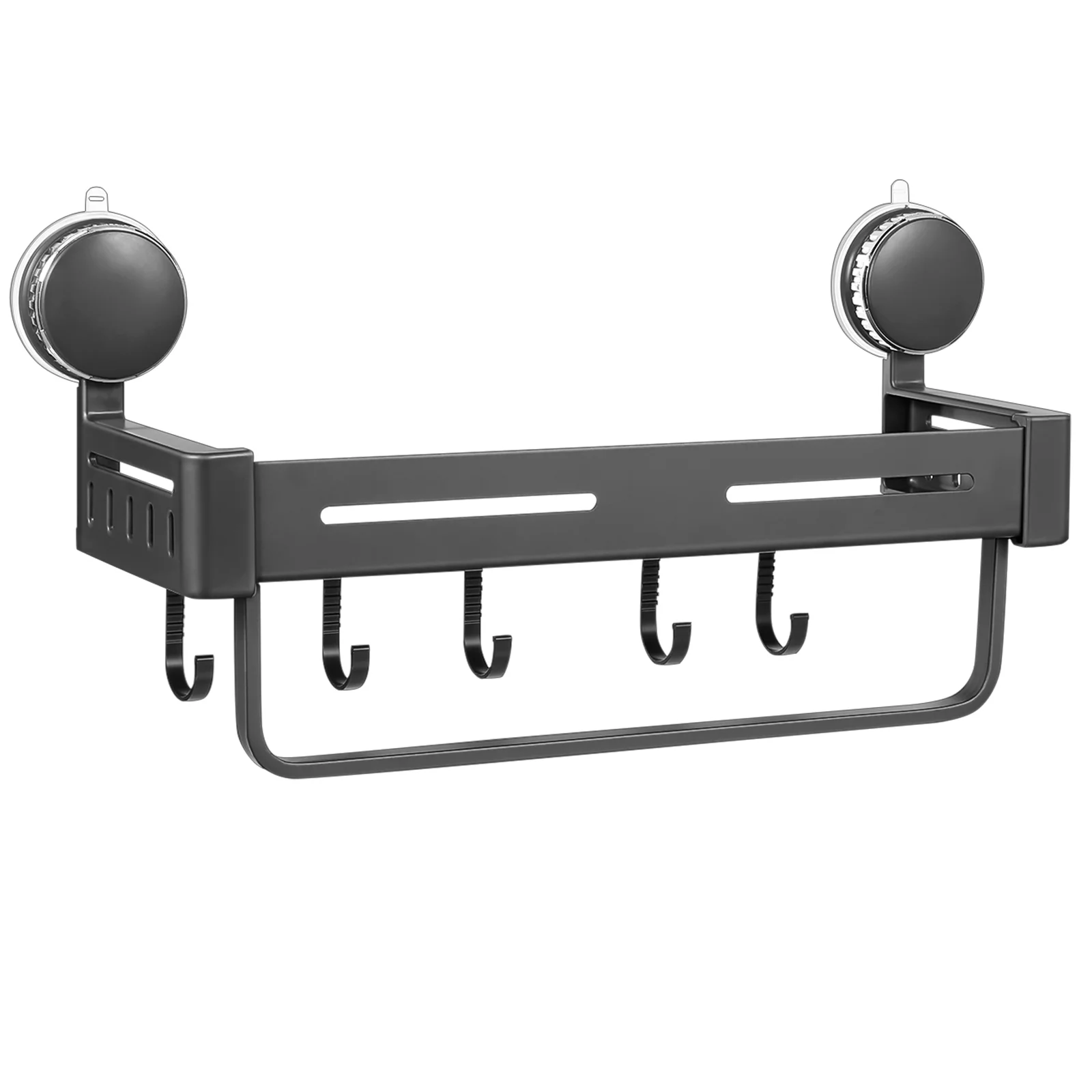 

Suction Cup Kitchen Storage Rack Drying with Cups Spice Plastic Dish Holder for Countertop
