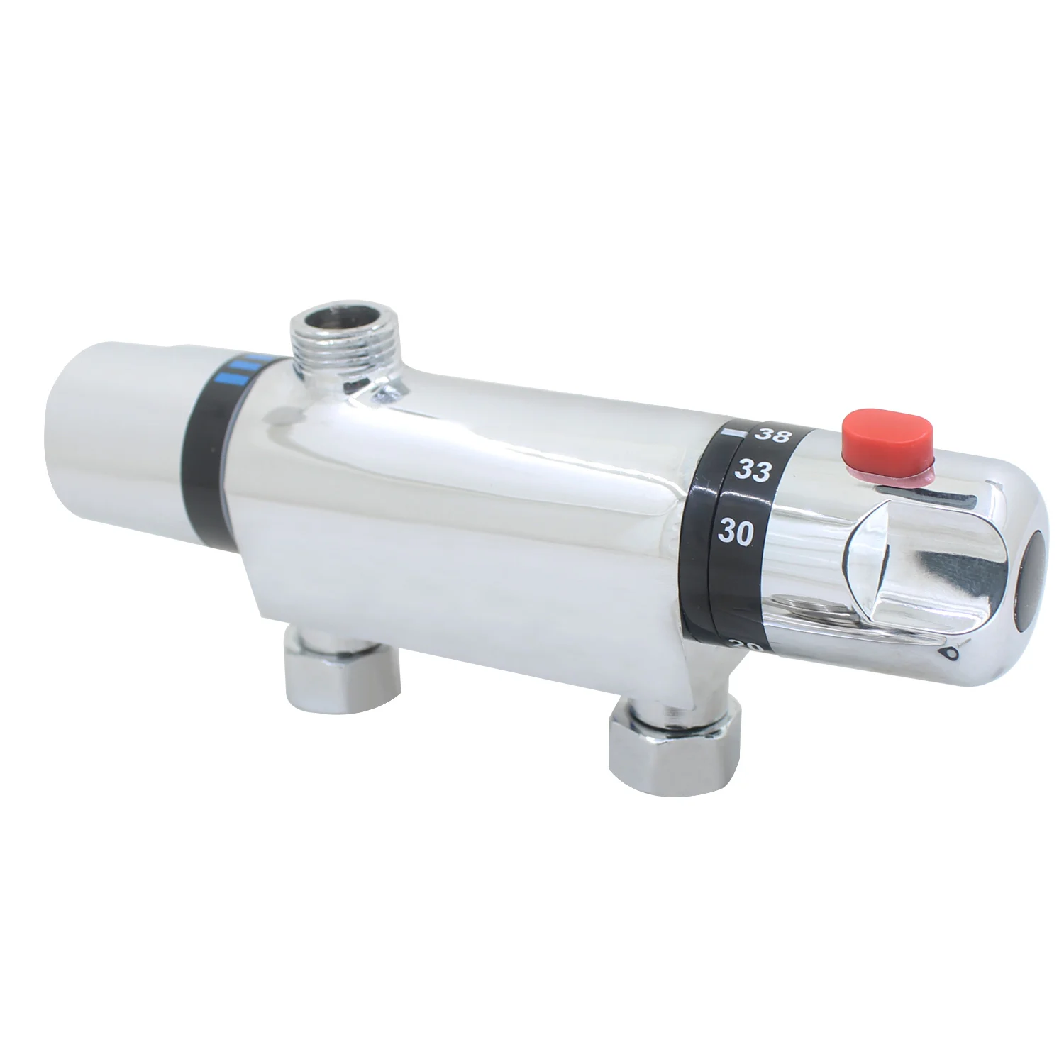 

Автоматический настенный смесительный клапан с контролем температуры для ванной, душевой лейки Термостатический смеситель для душа в ванной комнате 1 шт.