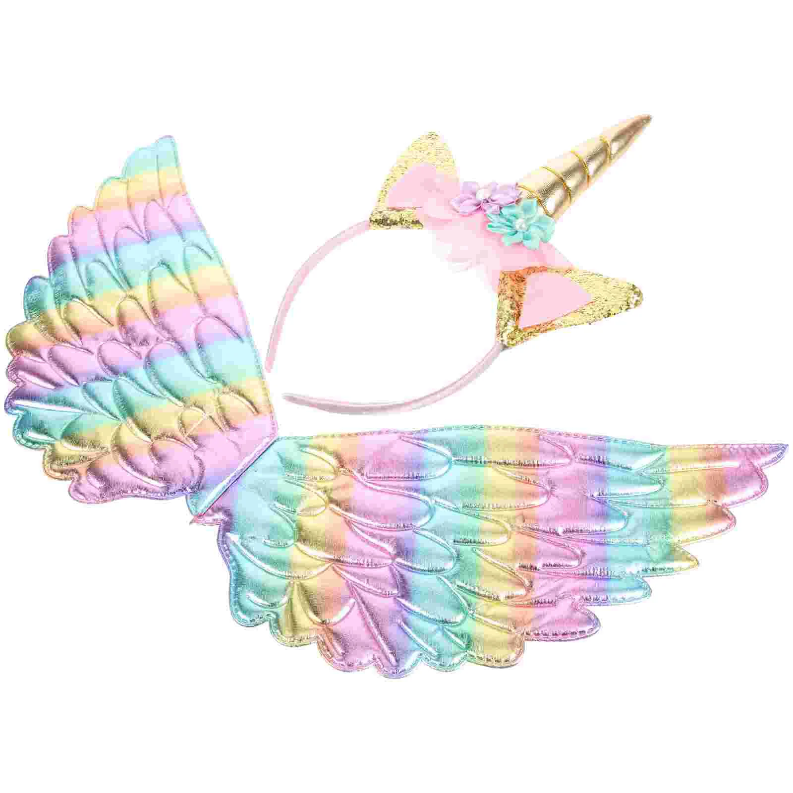 

Unicorn Wings Gifts Hair Bands Xmas Headbands Headdress up Performance Clothes