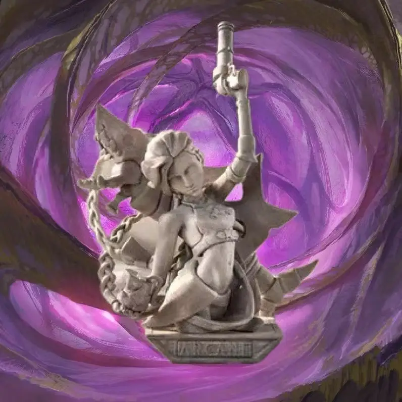 Arcane BlindBox Jinx Vi Caitlyn Ekko Mel Heimerdinger Jayce Powder Viktor Warwic الشكل الأصلي #2