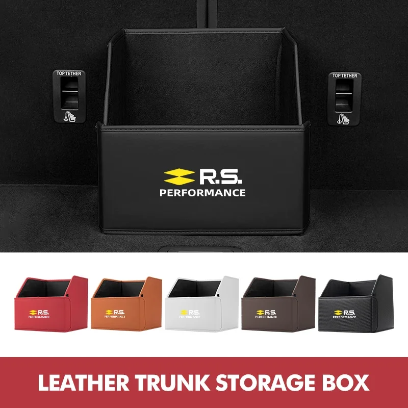 

Car Sticker Large Capacity Car Trunk Folding Multi-Purpose Storage Box For Renault RS Sport Megane 3 4 2 Clio 5 Line Sandero Sce