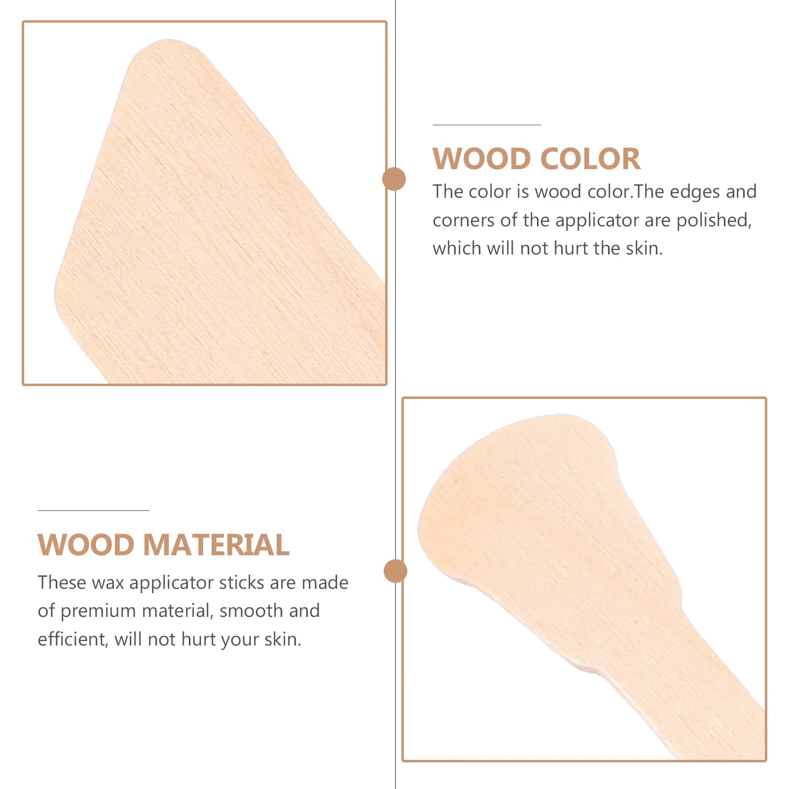 150 قطعة من أدوات تطبيق شريط شمع الجسم من مادة ممتازة لإزالة الشعر والعناية بالجمال وأداة شمع شعر الجسم #2