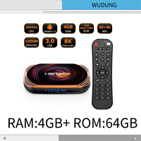 HK1 X4 Android TV Box | S905X4 CPU | Android 11 | 5G WiFi | 8K Video | 4GB+64GB | EU/US Plug