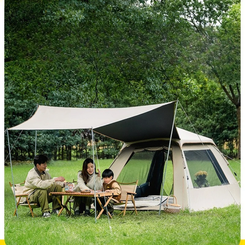 

Canopy camping tent integrated automatic and convenient folding rainproof picnic