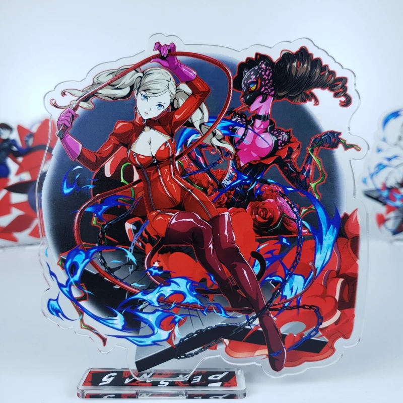 لعبة P5 Amamiya Ren Ryuuji Morgana Takamaki Ann Niijima Makoto Figure Doll Anime Acrylic تقف لعبة كوسبلاي للهدايا