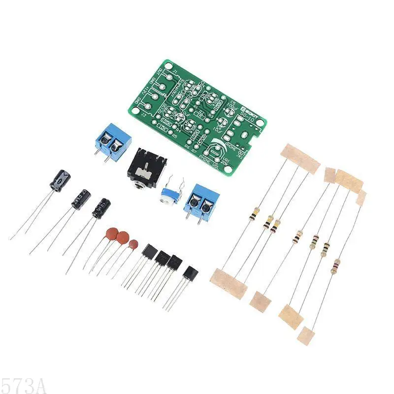 573A Генератор сигналов белого шума DIY Электронный комплект 2-канальный выход для тестовой терапии с помощью генератора шума