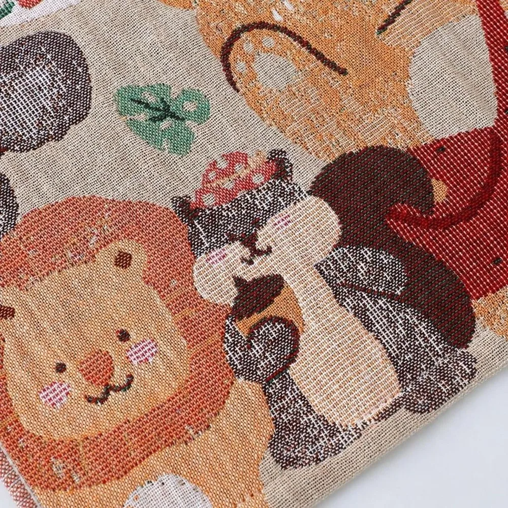 25x48cm Large Hand Towel Cartoon 4 Layer Cotton Gauze Kitchen Towel Decorative Quick Dry Pure Cotton Dish Cloth