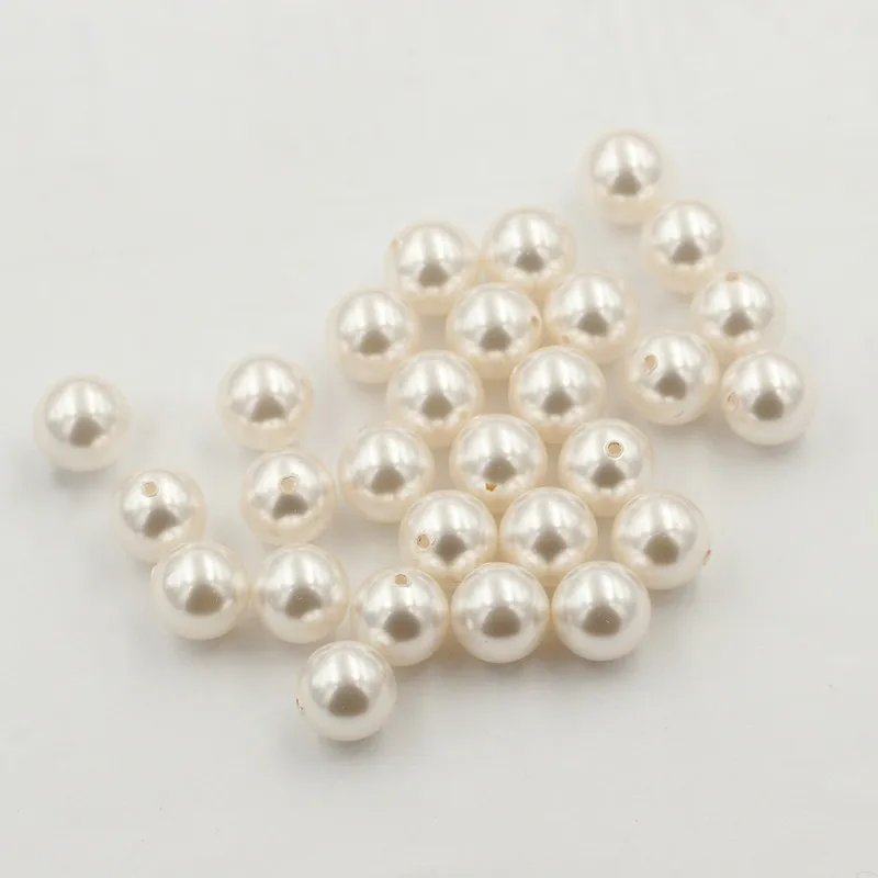 (1 Piece) Original Crystal from Austria 5818 Half-Hole Classic Round Pearl for DIY Earrings Pendants Jewelry Making Nail Art