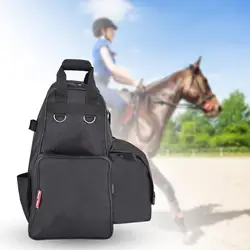 Tragbare Reit Tasche Ausrüstung Rucksack Reiten Helm Handschuhe Hosen Bein Guards Peitsche Lagerung Tasche Große Kapazität