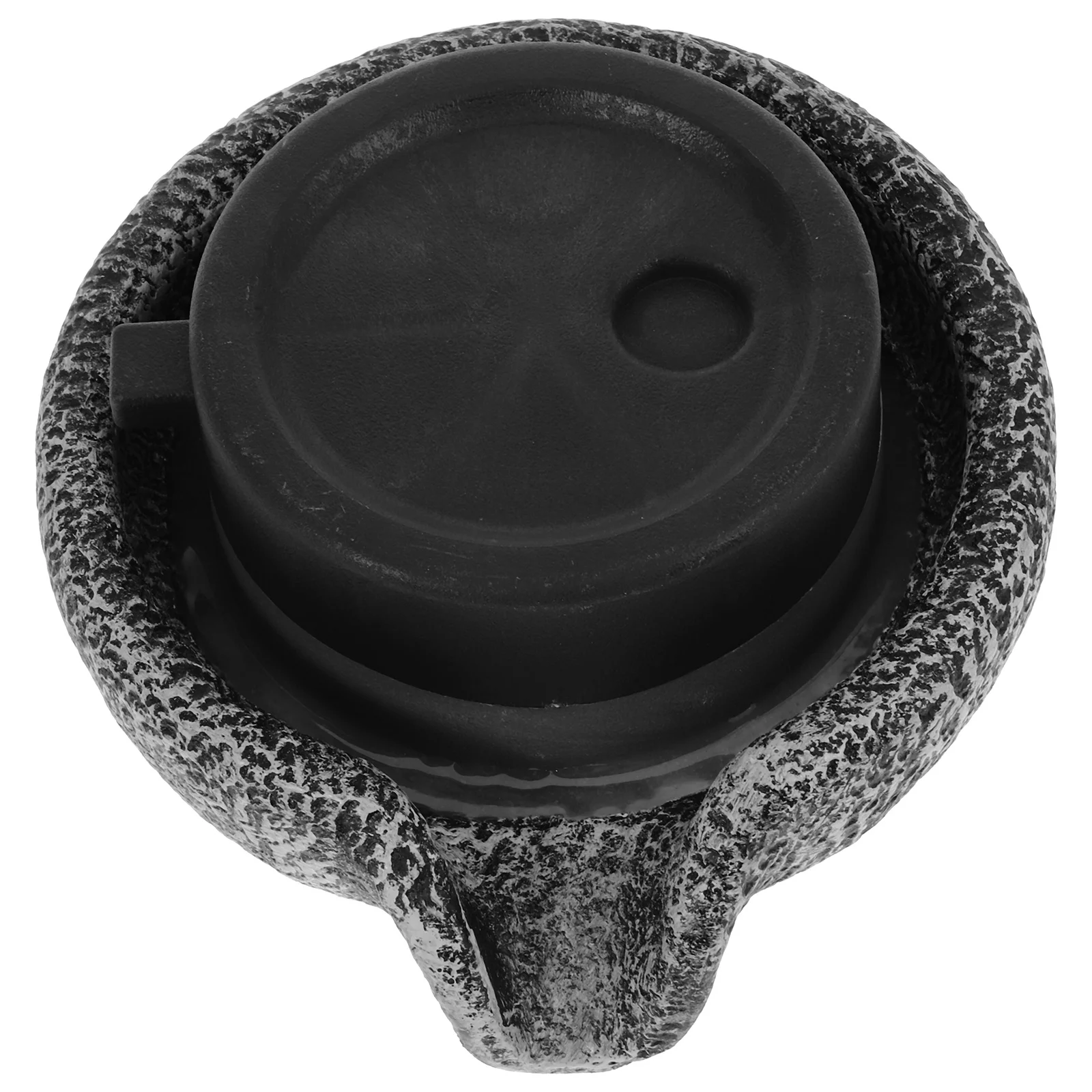 1 مجموعة مطحنة المياه الصغيرة محاكاة حجر مطحنة زخرفة دائم DIY المشهد الصغير المشهد تخطيط التصوير الدعامة صور الدعامة