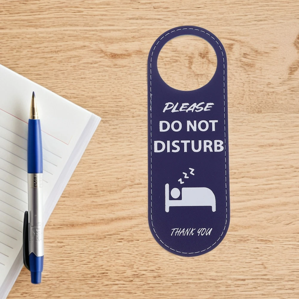 

2Pcs Double sided Door Hanger Sign Not Disturb Cleaning Needed Privacy Protection Hotel Apartment Guesthouse Office Use