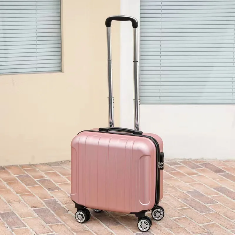 New in Small Suitcase Women\'s Lightweight Boarding Case Universal Silent Wheel Travel Box Carry on Luggage with Wheels