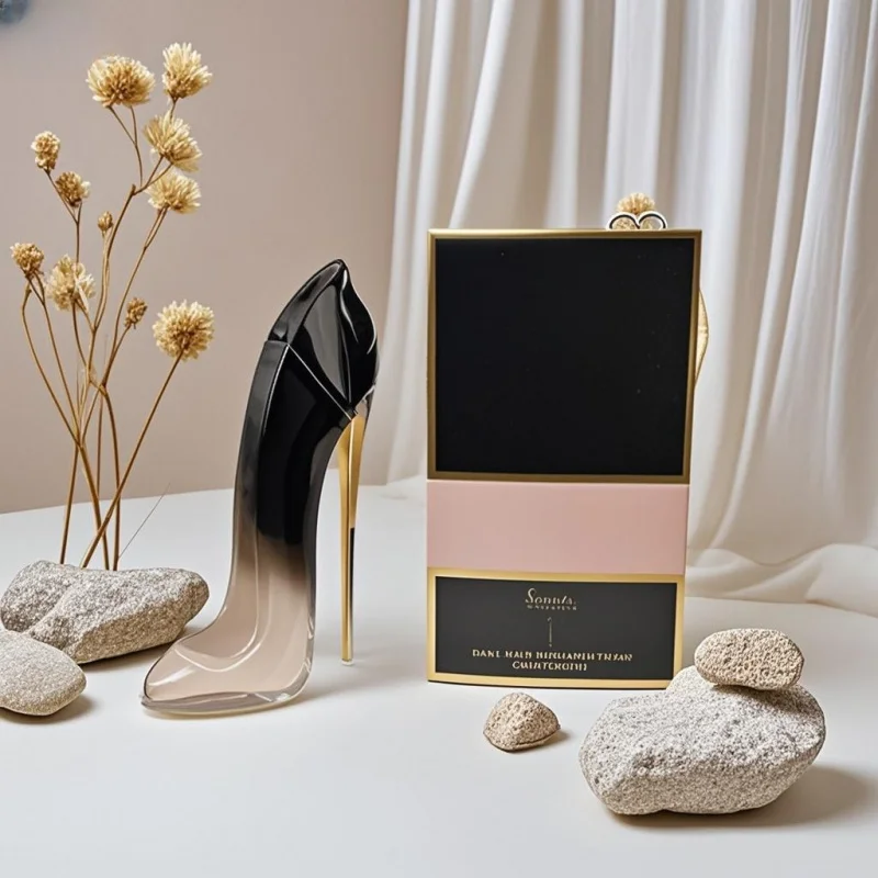 

New Women's Luxury Floral Elegant High Heel Bottle Design Lasting Fragrance Sexy spray Fashion Deodorant perfume