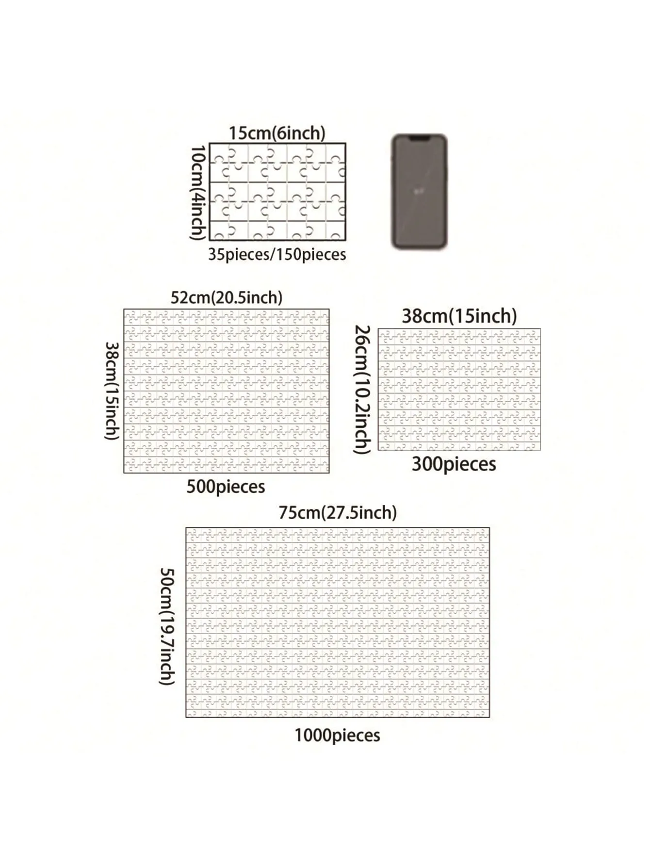 Rompecabezas de fotos personalizado, rompecabezas de madera para parejas, decoración de imagen personalizada, Gif coleccionable, 35/300/500/1000 Uds.