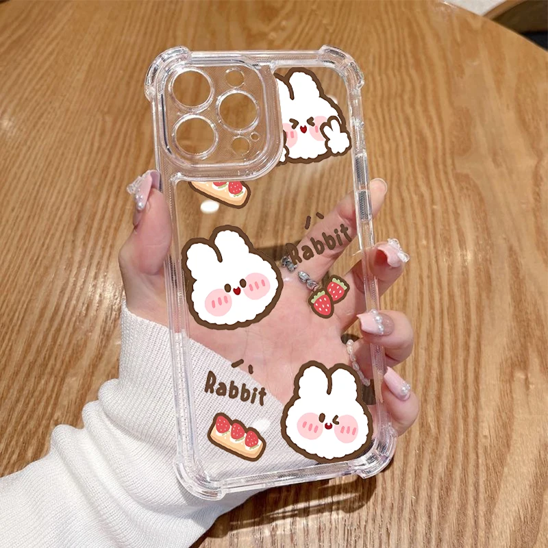 P ixel 8 Pro Cute Little Animal Transparent Phone Case For Google Pixel 9Pro 9 6 7A 8A 6Pro 8Pro 8 7 9ProXL 7Pro 6A Cover