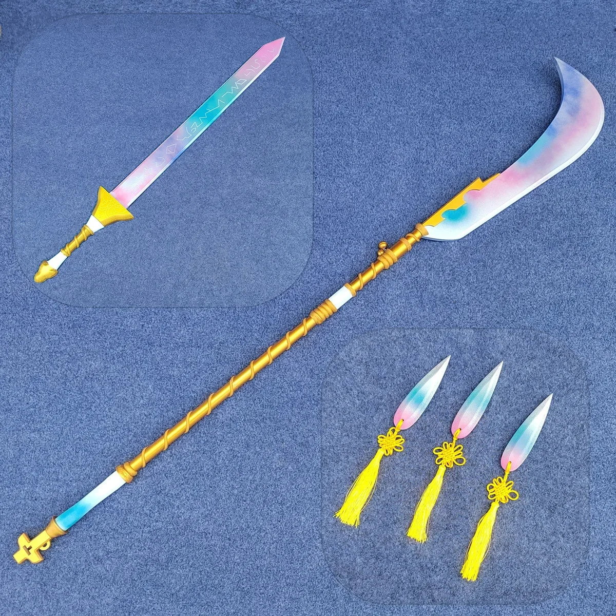 Miecz Rumi Anime KPop Demon Hunters Mira Cosplay Włócznia Zoey Strzała Rekwizyty Halloween Karnawał Impreza Przebranie Akcesoria