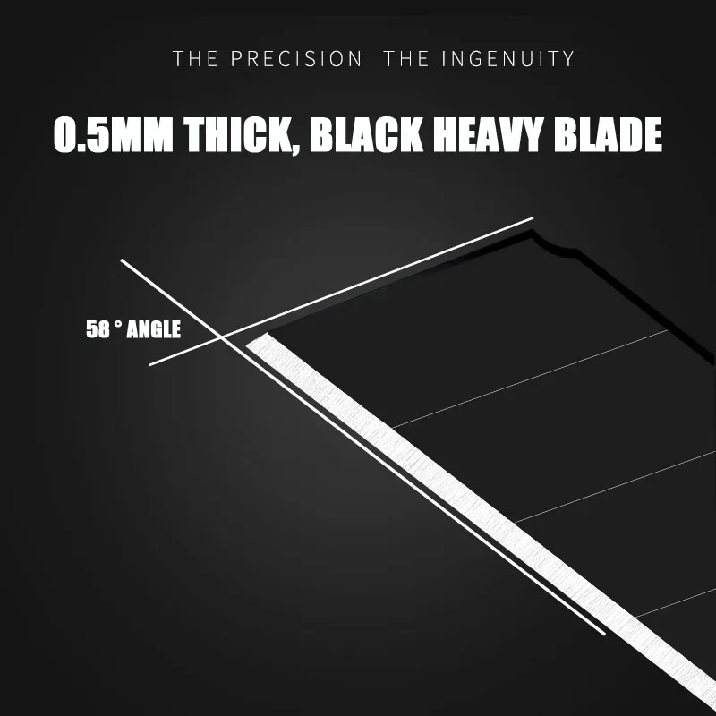 NT Cutter MNCR-L1/L1R Utility Knife with 18mm Black Blade Heavy Craft Art Knife Matching BL-12P Spare Blade Cutting Craft Tools