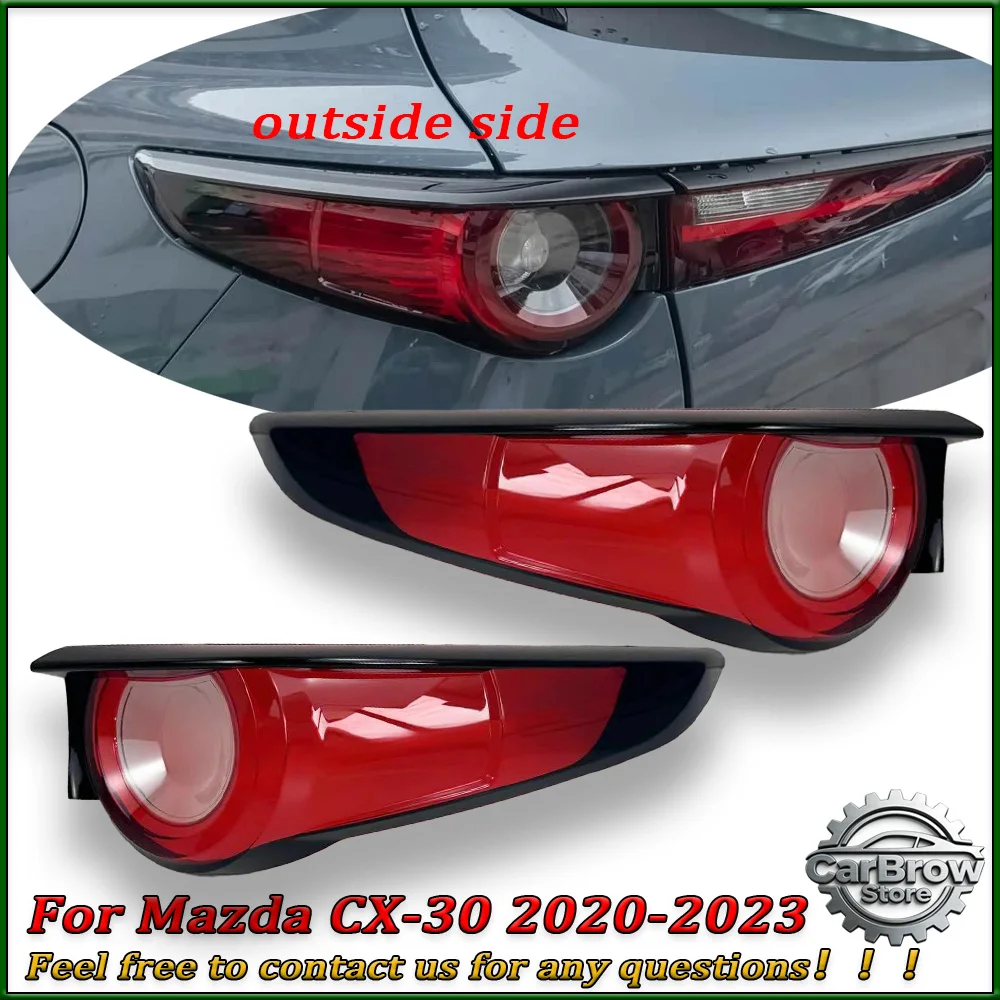 

Маска для указателей поворота и стоп-сигналов для Mazda CX-30 2020-2023, внешняя накладка на задний фонарь, замена оригинального плафона