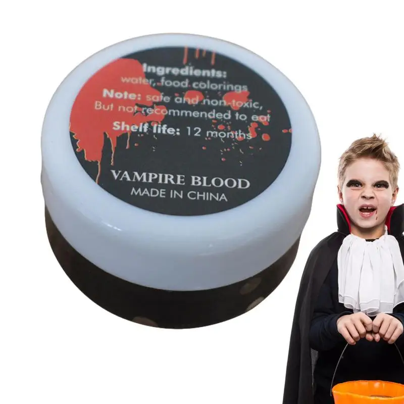 

Halloween Vampire Blood Creepy Cosplay Blood Trick Fake Body Blood Cream For Haunted House Stage Performance Halloween Carnival