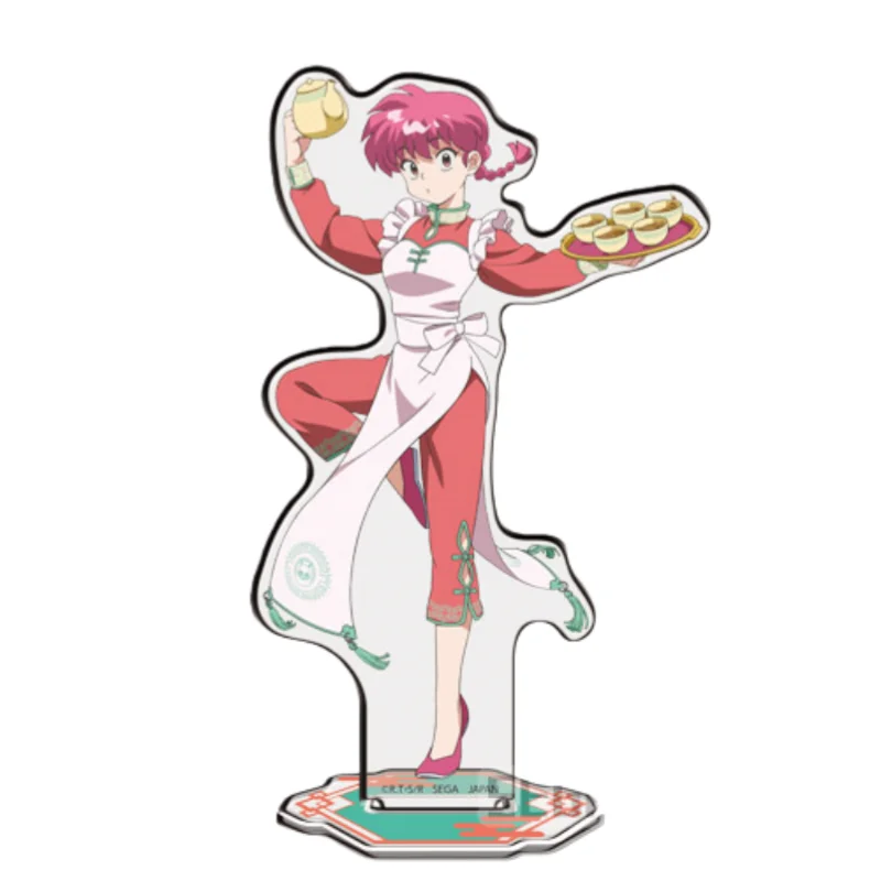 15cm Japan Anime Ranma Nibun no Ichi Figures Ranma Tendou Akane Cosplay Acrylic Stand Model Plate Desk Decor Standing  New Produ