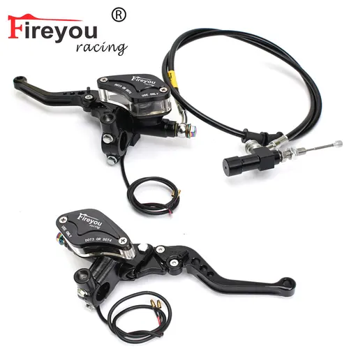 Kit de embrague hidráulico Universal para motocicleta, 12,7mm, con palanca para Honda, Yamaha, Kawasaki, Suzuki, Motos, Accesorios de reparación de embrague