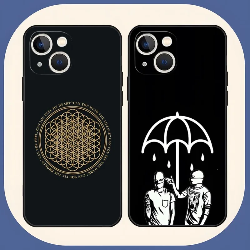 Bring Me The H-Horizons BMTH Phone Case For Apple Iphone 12 Pro 13 11 14 Max Xr X Xs Mini 6 6s 7 8 Plus Design Back Cover