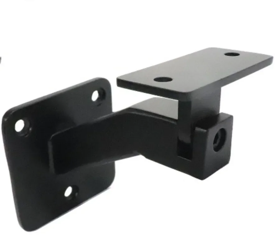 Handrail Bracket Adjustable Handrail Brackets For Indoor Stairs Black Stair Railing Bracket Guardrail Fixed Support Hardware