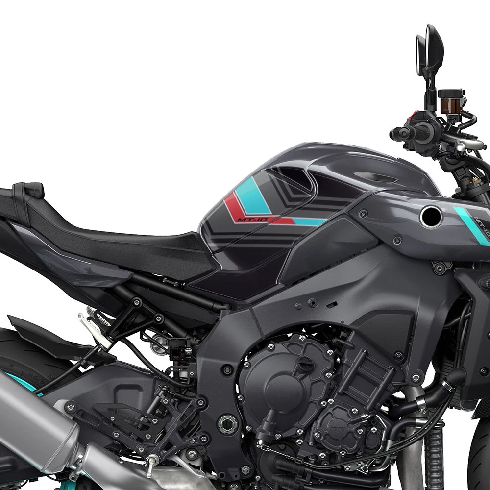 

Motorcycle Paint Protection Accessories Knee 3D Gel Fuel Tank Sticker Decal For YAMAHA MT10 MT-10SP 2022 2023 2024 2025