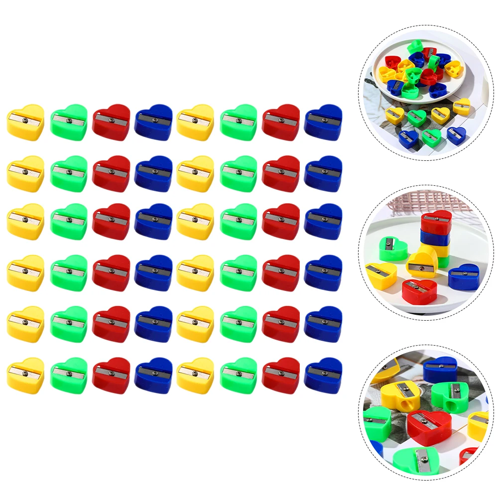 

80 Pcs Pencil Sharpener Colored Sharpenerr Sharpner Single Hole Sharpners Metal Child