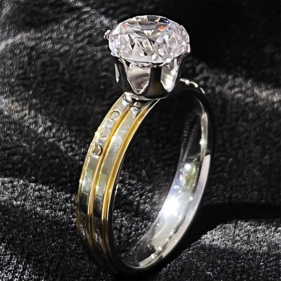 

Кольцо из нержавеющей стали с двойным покрытием из циркония