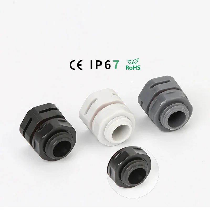 في الهواء الطلق النايلون تنفس مصابيح الغبار برهان مقاوم للماء التوصيل IP 68 M5 تنفيس التوصيل صمام الهواء للسيارة M24 * 1.5 وقف التوصيل #6