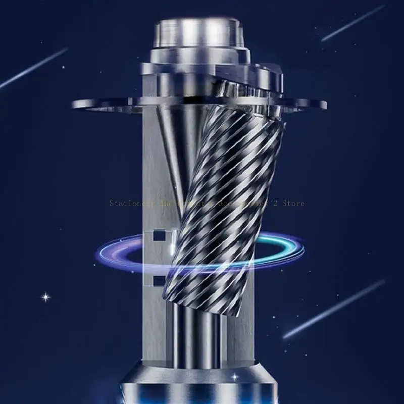 مبراة أقلام الرصاص الكهربائية المدمجة ذات فتحة واسعة لقص أقلام الرصاص بكفاءة