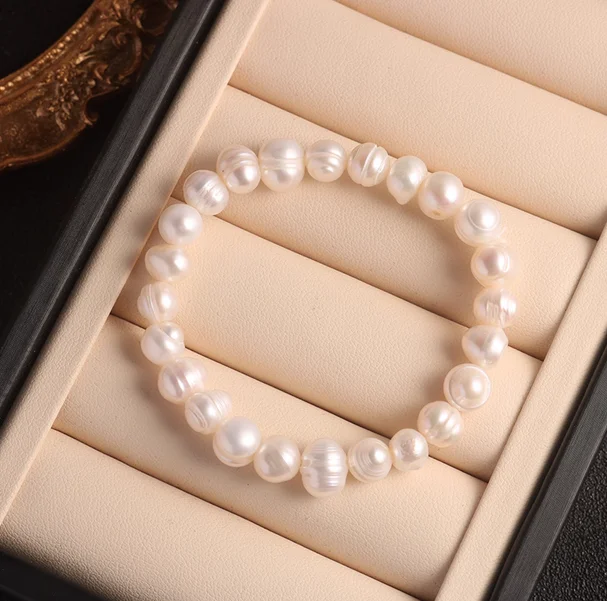 

CHARMING SOUTH SEA WHITE PEARL BRACELET 10-12MM