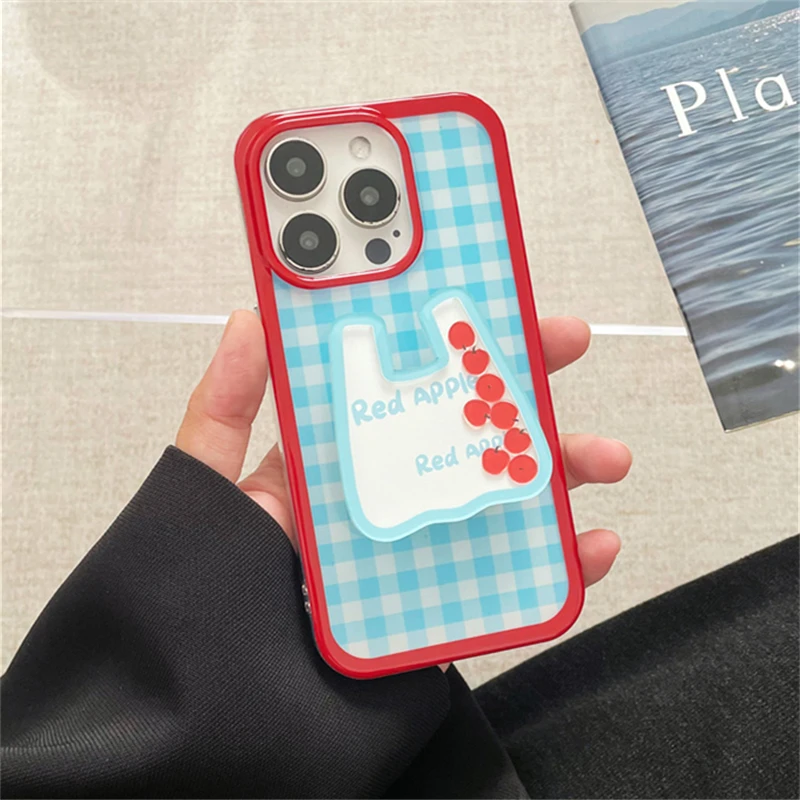 

Корейский милый кронштейн Quicksand Apple Lemon Griptok для iPhone 16, универсальные аксессуары для телефонов Samsung, держатель для телефона, подставка Tok