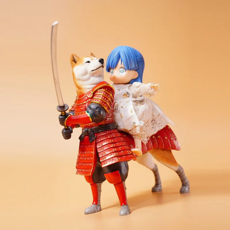 

Jxk 1/6 Scale Scene Accessories Samurai Shiba Inu Armor Dog Figure Assemble Static Animal Action Figure Model Toy Gift