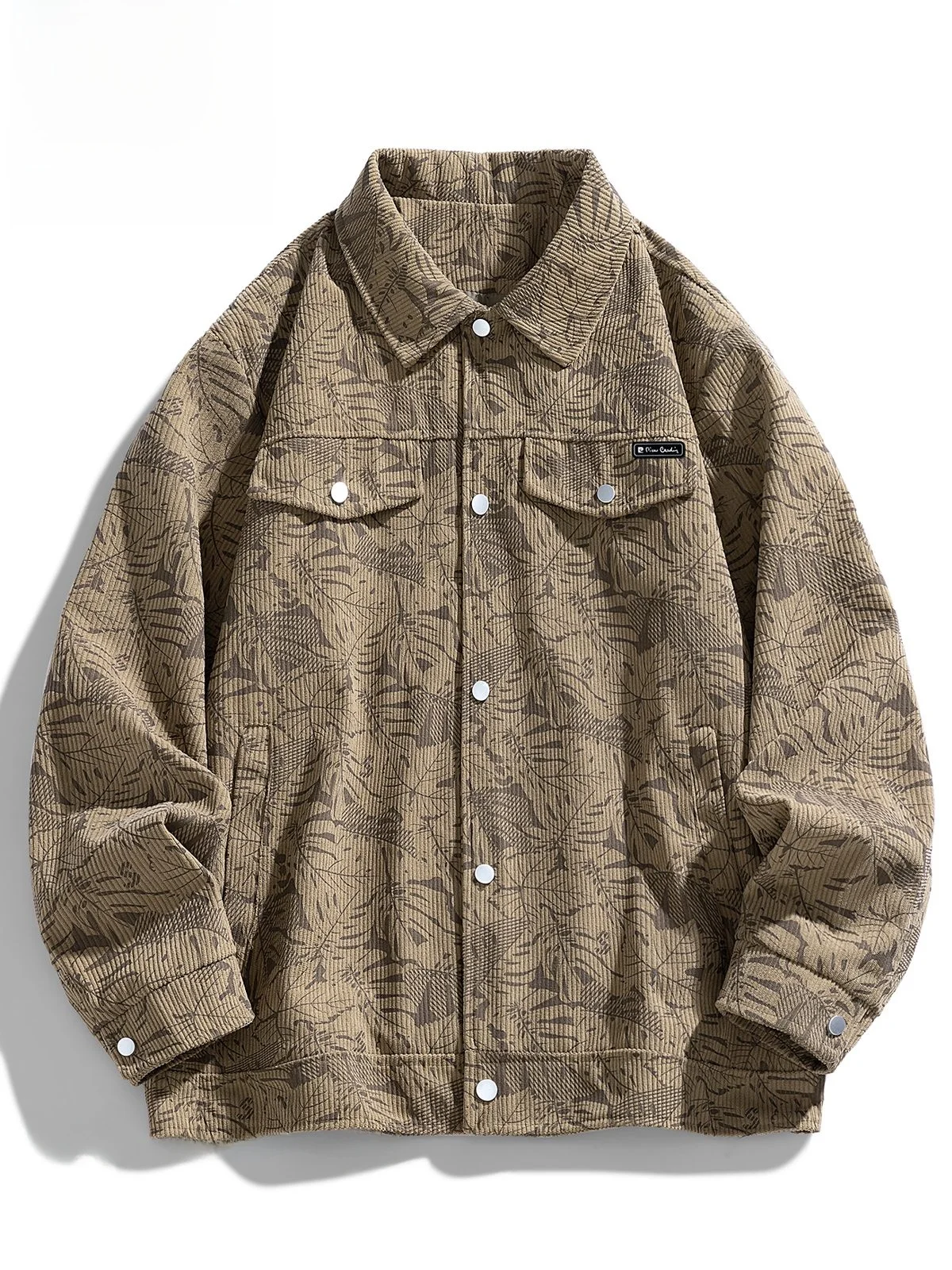 

Pierre Cardin Мужская осенне-зимняя куртка Jaet с модным принтом, повседневная верхняя одежда свободного покроя, длинная све, полиэстер, молодежная (3) Sle