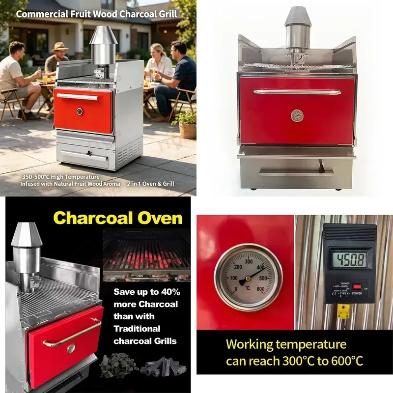 

SFW Certificate ITOP Professional High Quality Commercial Charcoal Broiler Barbecue Grill Oven Kitchen Equipment Factory