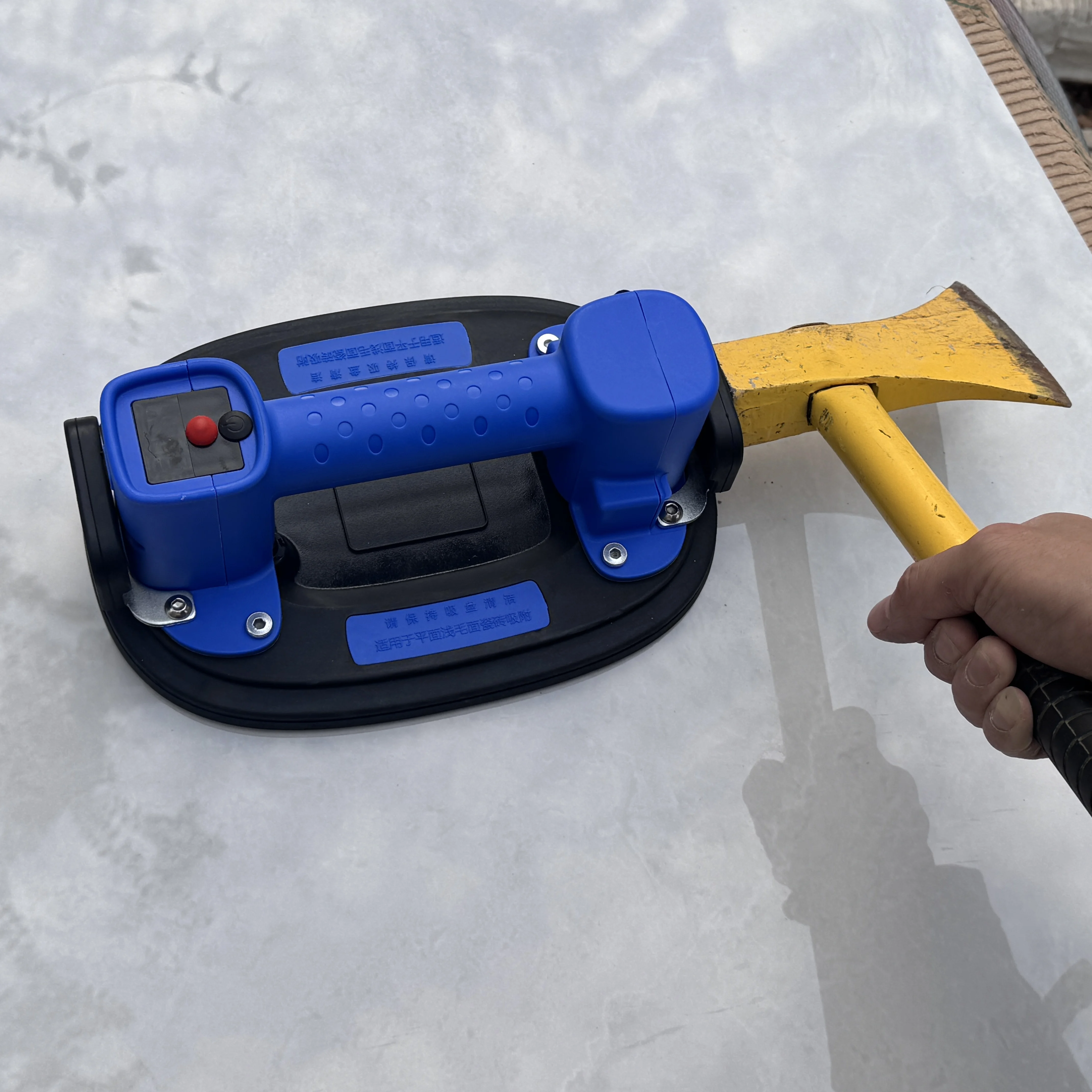 CE Certified Industrial Vacuum Glass Sucker XP13 Impacting Electric Tile Suction Cups or Large Ceramic Tile Carrying