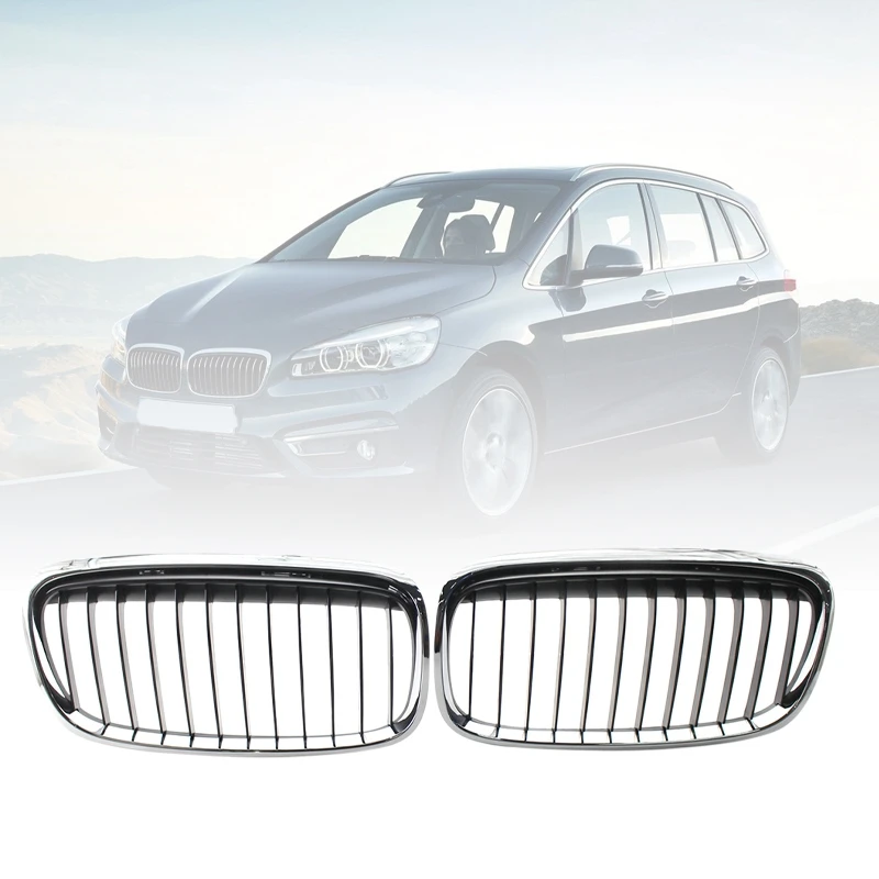 

Front Kidney Grill Bumper Grill Grilles For BMW F45 F46 2 Series Single Line GT 218I 220I 2014-2017