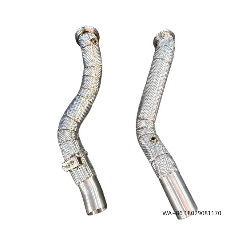 

Выхлопная труба OEM (даунпайп) без катализатора для 3.0T 2014-2019, нержавеющая сталь, гоночная система, свободный поток