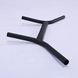 Gravel Bike Handlebar Cr-Mo Steel Road Bicycle Handle H-shaped Bar Extended Cycling Parts