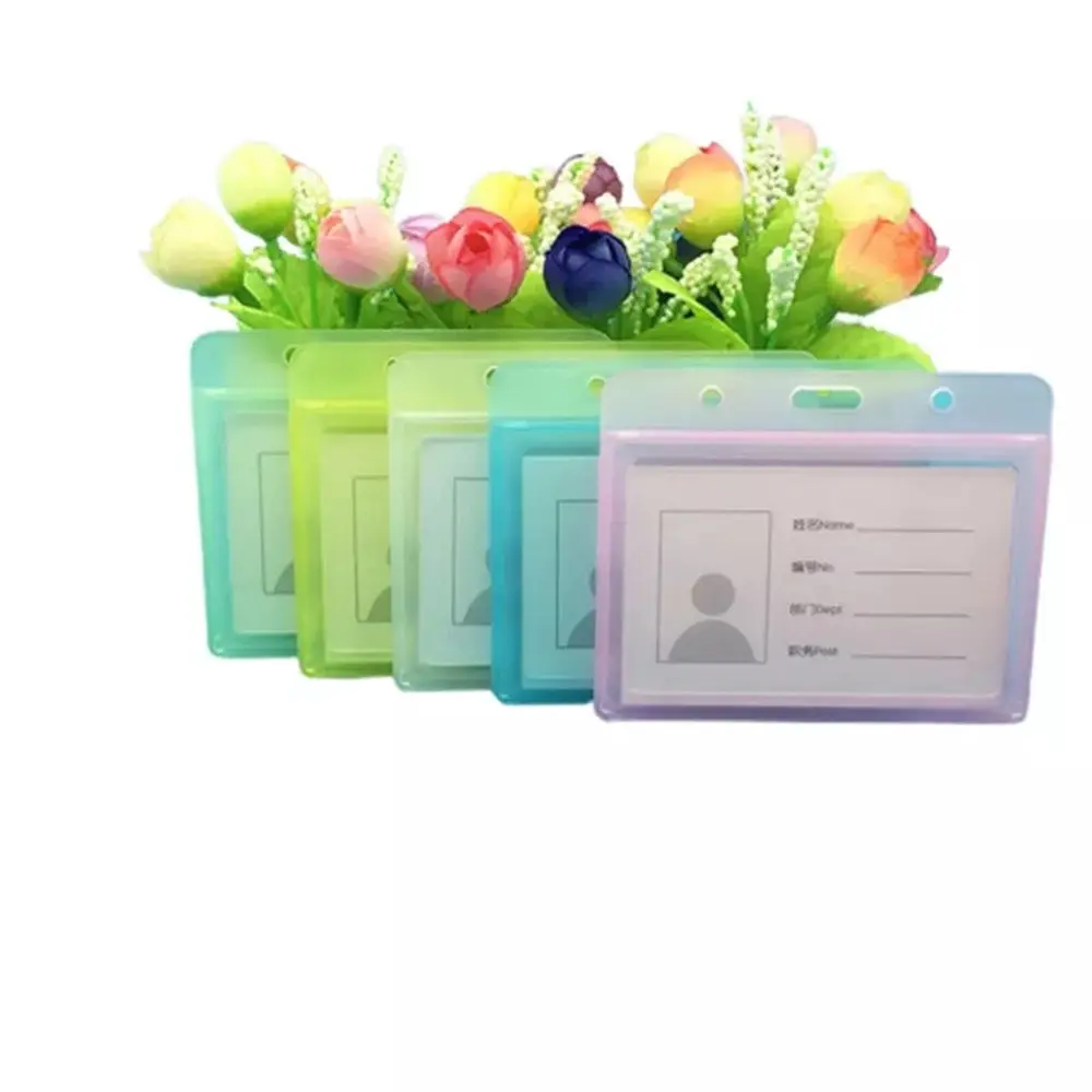 لوازم شفافة أفقية اسم العلامة قابل للسحب مفتاح حامل شارة حامل بطاقة الاسم غطاء حامل بطاقة البنك حامل بطاقة الهوية